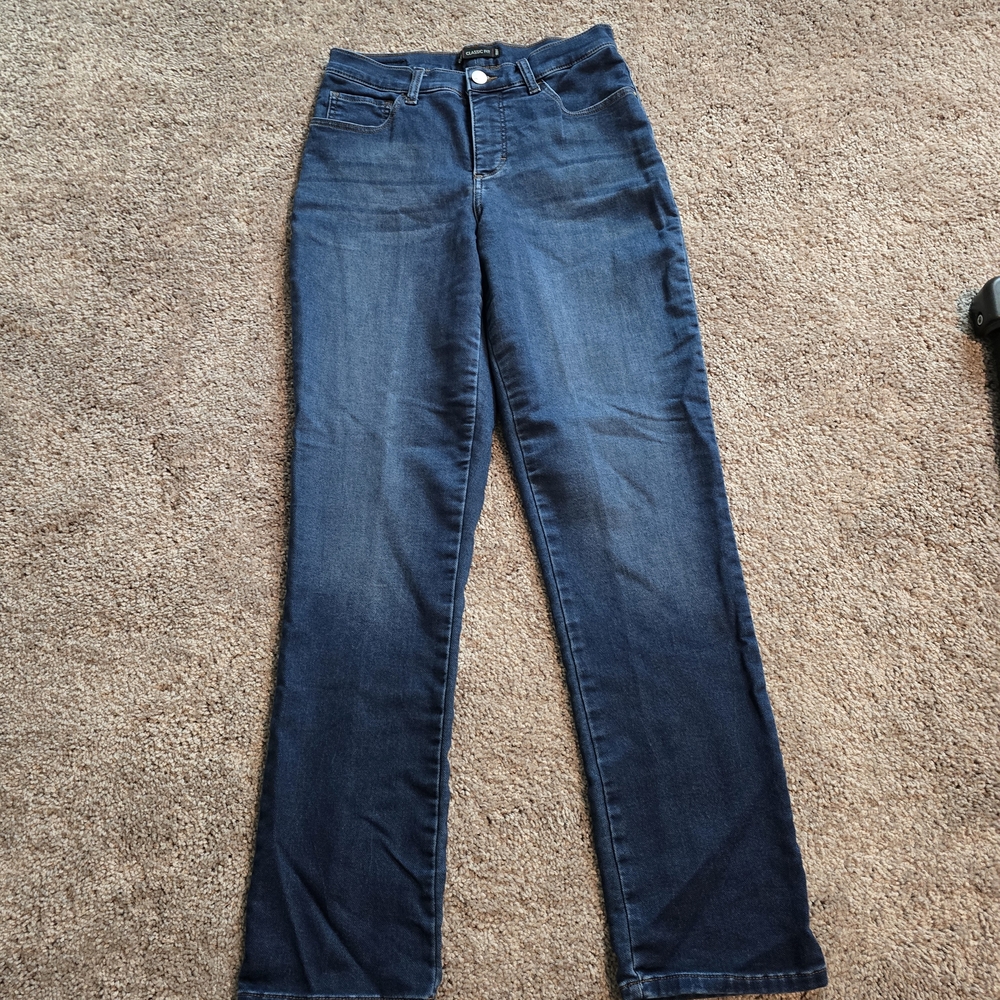 Lee Women's Dark Blue Straight Leg Jeans